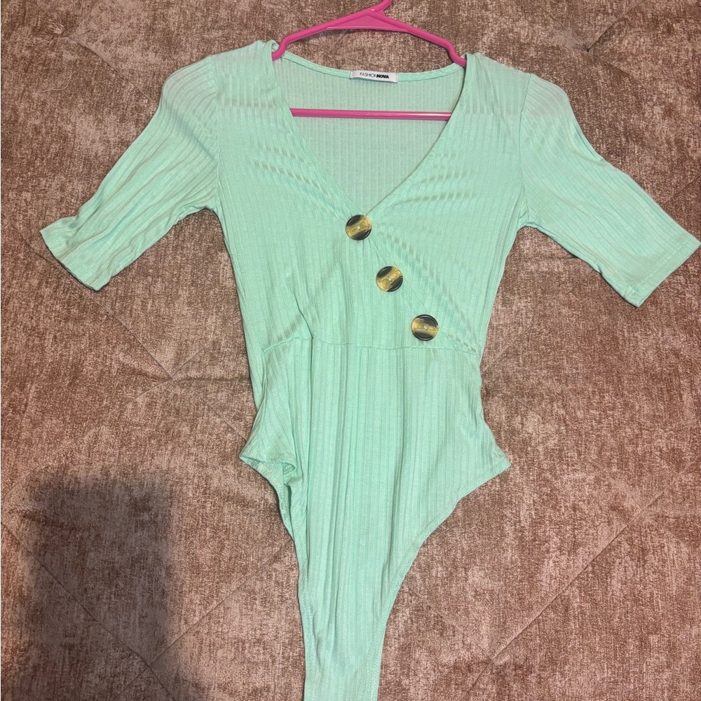 Mint Green Bodysuit- Fashion Nova
